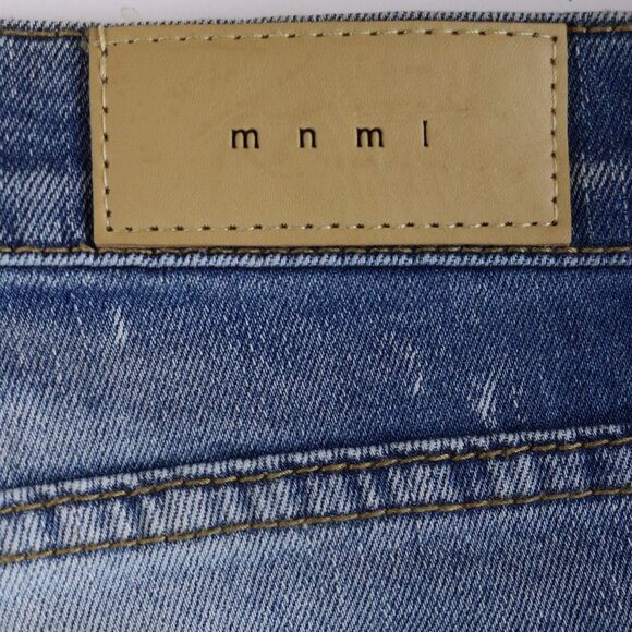 MNMI Embroidered Women's Blue Denim Jeans Size 36x33 - Picture 6 of 11